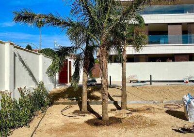 4 diseño de jardin en Tarragona Via Augusta palemeras