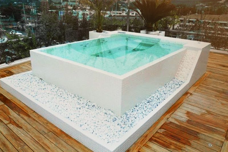 pisinas en aticos en tarragona y terrazas